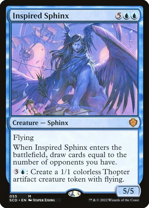 Inspired Sphinx Magic the Gathering MTG Starter Commander Deck