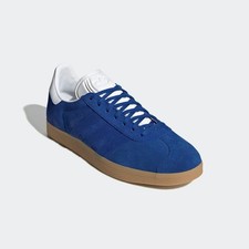 Adidas Gazelle Trainers Blue White Gum Authentic Brand New