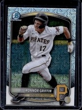 2025 Bowman Konnor Griffin Chrome Prospects Mega Box Refractor #BCP-86 Pirates
