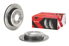 2x Bremsscheibe XTRA LINE - Xtra BREMBO 08.C172.1X für GB RB UB HYUNDAI RIO IB 2