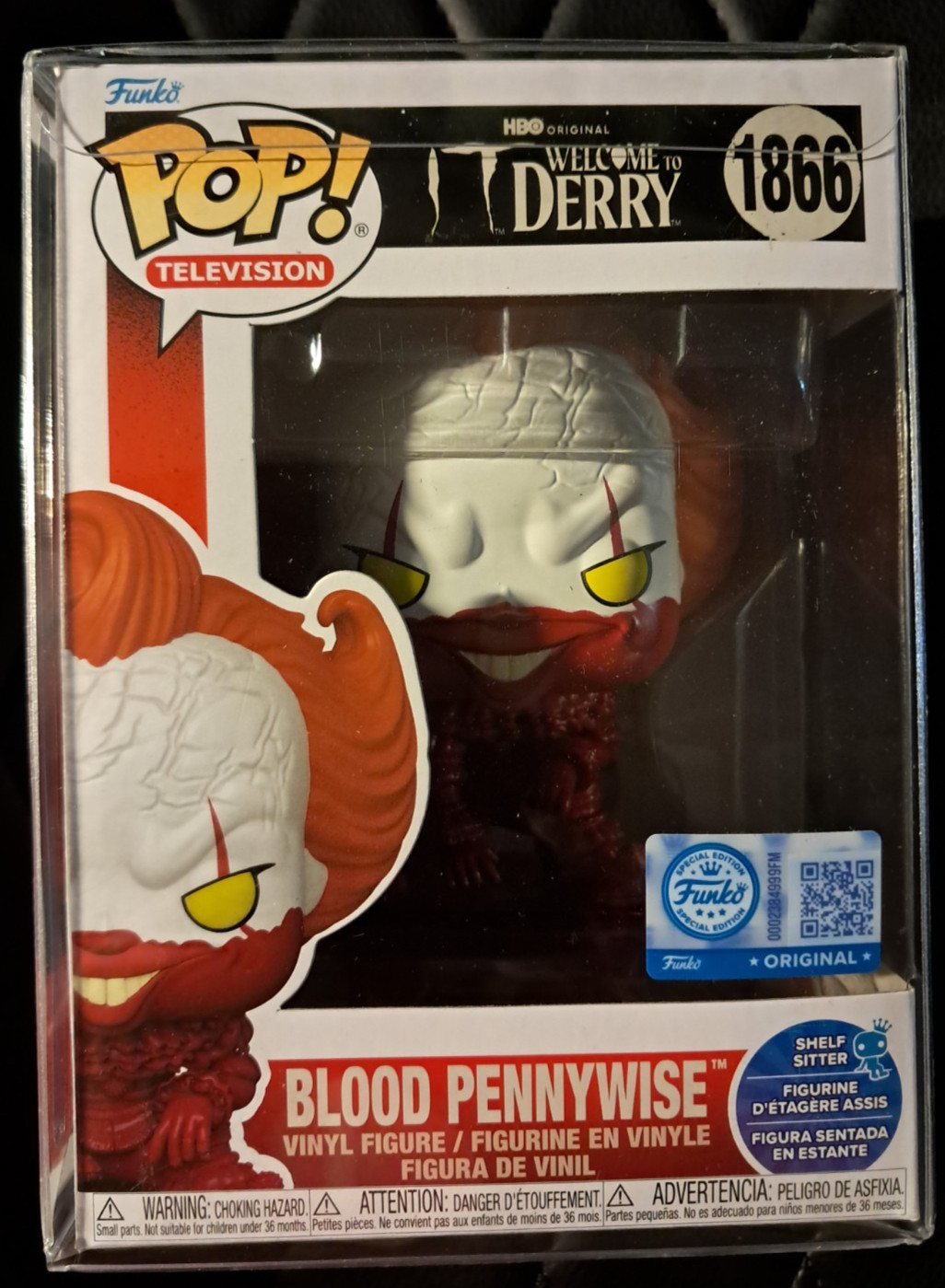 Pop Blood Pennywise Welcome To Derry 1866 figurine d'étagère pour décoration cinéma horreur