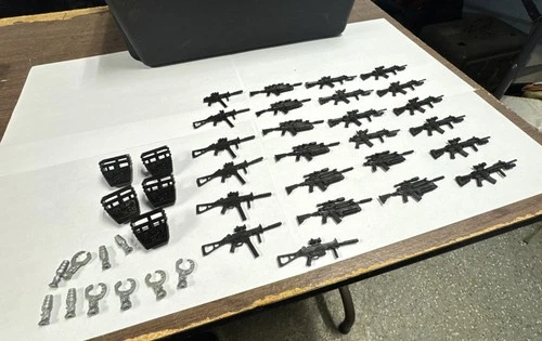 VHTF 1980s Accessories Weapons Lot Of 40! Vintage Original G.I. Joe 3.75” ARAH