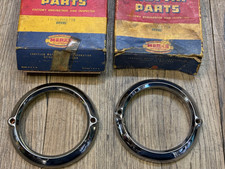 1951 1952 Dodge Coronet Meadowbrook Nos Mopar Chrome Park Light Bezels 1343758 1951 1952 Dodge Coronet Meadowbrook Nos Mopar Chrome Park Light Bezels 1343758