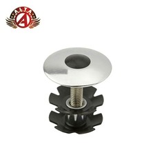 ALTA 1-1/8" Headset Top Cap w/ Star Nut Silver Alloy Stem Fork Compression Cap.