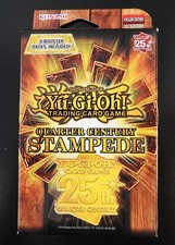 YUGIOH QUARTER CENTURY STAMPEDE 3 PACK BOOSTER 1.AUFLAGE ENGLISCH NEU SEALED