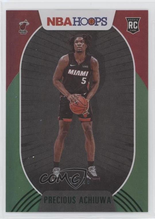 2020-21 Panini NBA Hoops Green /99 Precious Achiuwa #210 0bi6