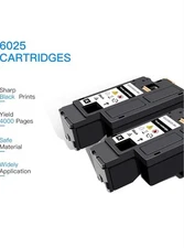 2 pack Black Toner Cartridge For Xerox Phaser 6020 6022 WC 6025 6027 ~ 106R02759