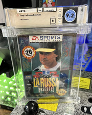 1993 Sega Genesis Tony La Russa Baseball EA Sports WATA 9.2 B Sealed w/ 26 Cards