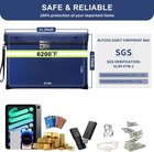 Upgraded Fireproof Money Bag with Lock,6500°F 10 Layers of Heat Insulated Materi — photo 5