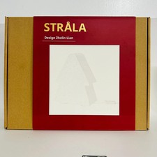 IKEA STR LA STRALA Table Lamp, Fir Tree-Shape, White, 13" 705.630.96 NEW 
