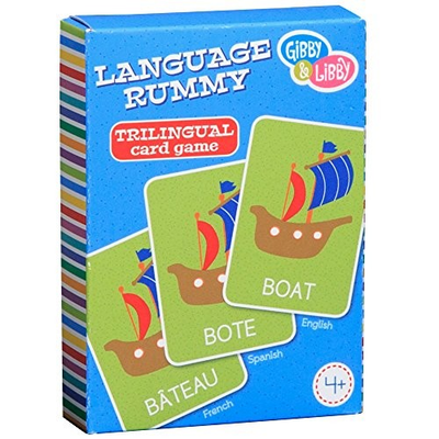 #ad C.R. Gibson Fun Learning Language Rummy Card Game for Kids Spanish to English t $22.00