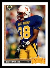 Bruce Pickens 1991 Upper Deck Star Rookie #26 Atlanta Falcons RC *215