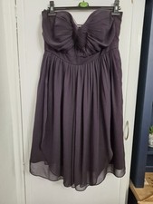 Jenny Yoo Collection Purple Strapless Pleated Mini Occasion Dress BNWOT 12