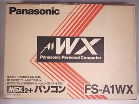BOXED Panasonic FS-A1WX MSX2+ Computer, RGB SCART Cable, Manual, Controller~USA