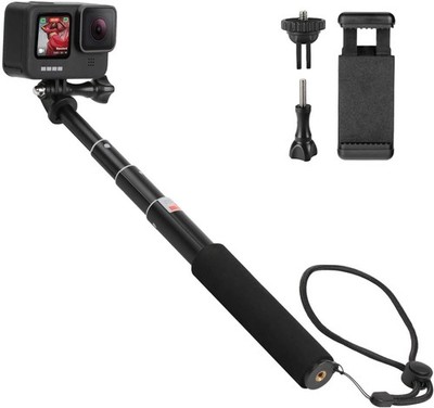 HSU Extendable Selfie Stick, Wasserdichter Handgriff für GoPro Hero 