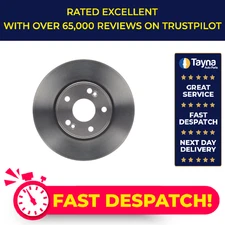 2x Brake Discs Pair Vented fits RENAULT LAGUNA Mk2 1.9D Front 01 to 07 280mm Set