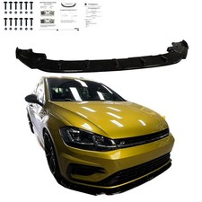 Frontspoiler Splitter passend für VW Golf MK7.5 R 2017-2020 Gloss Black mit ABE