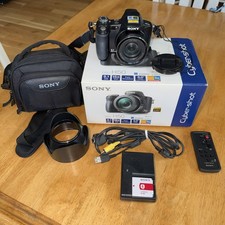 Sony Cyber-Shot DSC-H50 Black Digital Camera 9.1MP 15x Zoom NightShot - TESTED