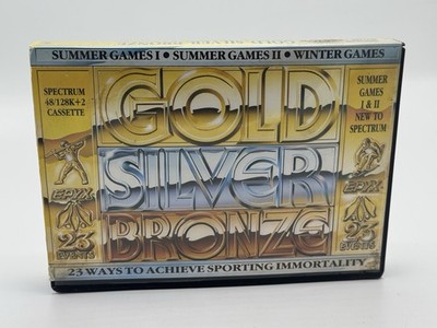 Sinclair ZX Spectrum 48K Spiel - GOLD SILBER BRONZE - Epyx - getestet & funktionsfähig