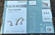 Glacier Bay Widespread High-Arc Bathroom Faucet Brushed Nickel 8" 1008 028 070