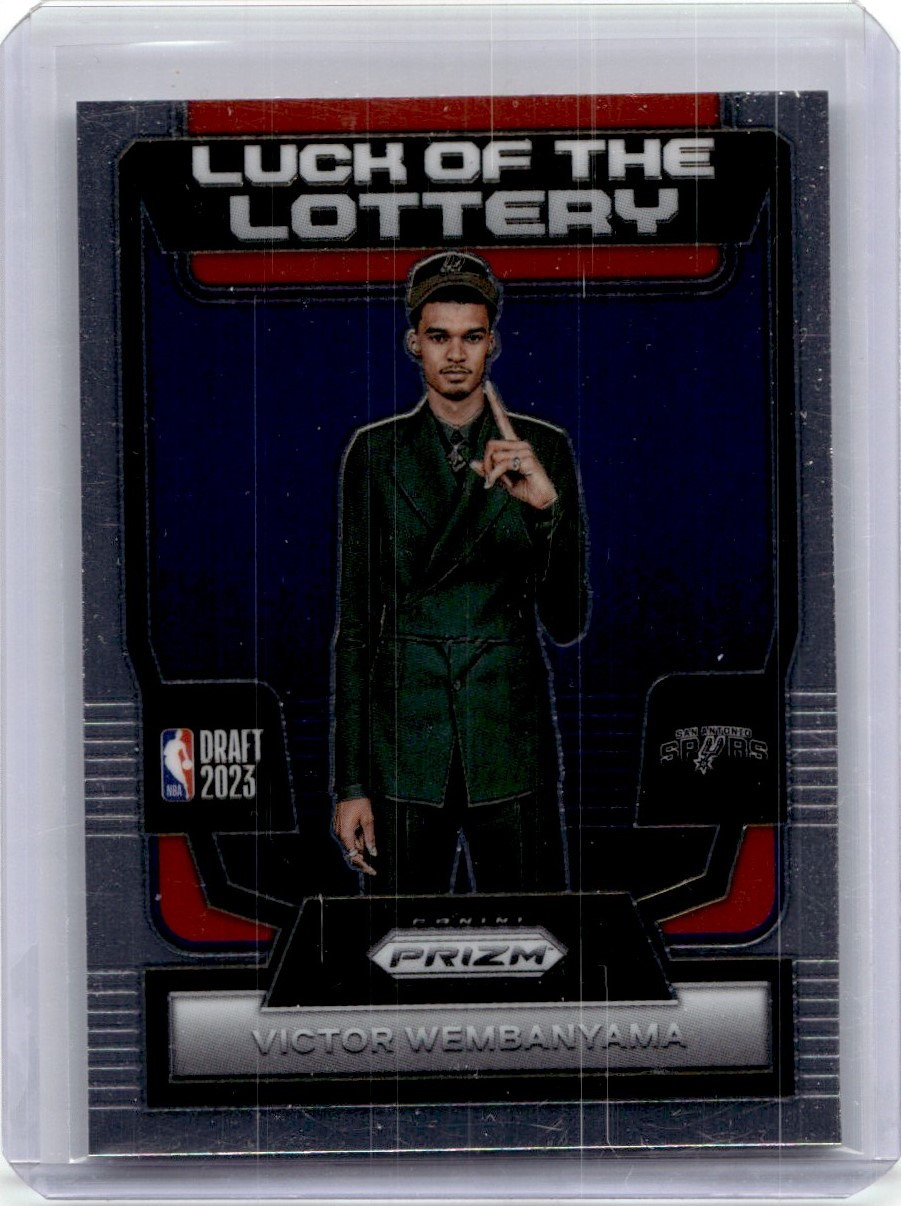 2023-24 Panini Prizm Luck of the Lottery Victor Wembanyama RC San Antonio Spurs