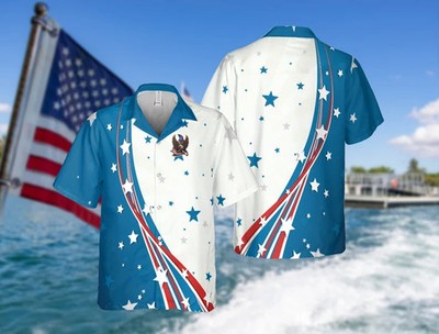 4th Of July Hawaiian Shirt, Independence Day Aloha Shirt Freedom Isn't Free 