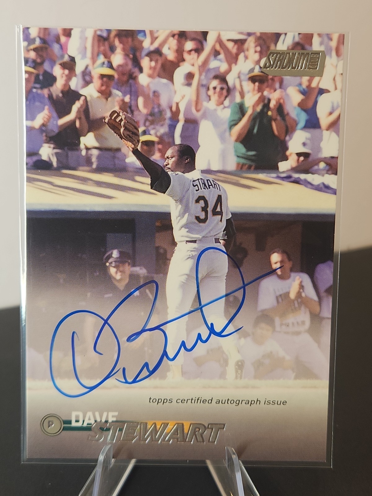 2023 Topps Stadium Club Autographs - Athletics Dave Stewart #SCBA-DS (AU)