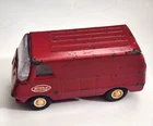 Vintage Tonka Red Van - 1970s - 5" Long Metal