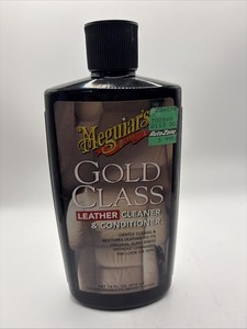 Meguiar’s Gold Class Leather Cleaner and Conditioner 14 Oz 90% Full G-7214