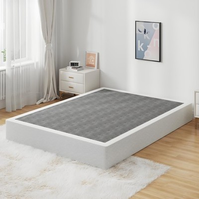 King Box Spring Bed Base 9 Inch, 3000lbs Heavy Duty Box Spring King Size Meta...