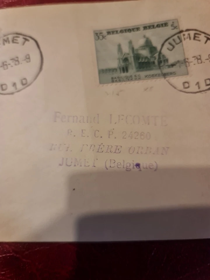 BELGIUM - POSTAL HISTORY - FDC COVER 1938 Architecture - Image 4 of 4