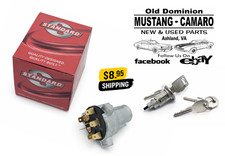 1968 Camaro Ignition Switch and Cylinder with Square Keys