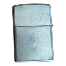 Vintage Zippo Brass Pocket Lighter 04 Stamped E Made In USA E