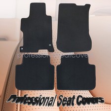 Front Rear Floor Mats Carpet Black For 2013 2014 2015 2016 2017 Honda Accord