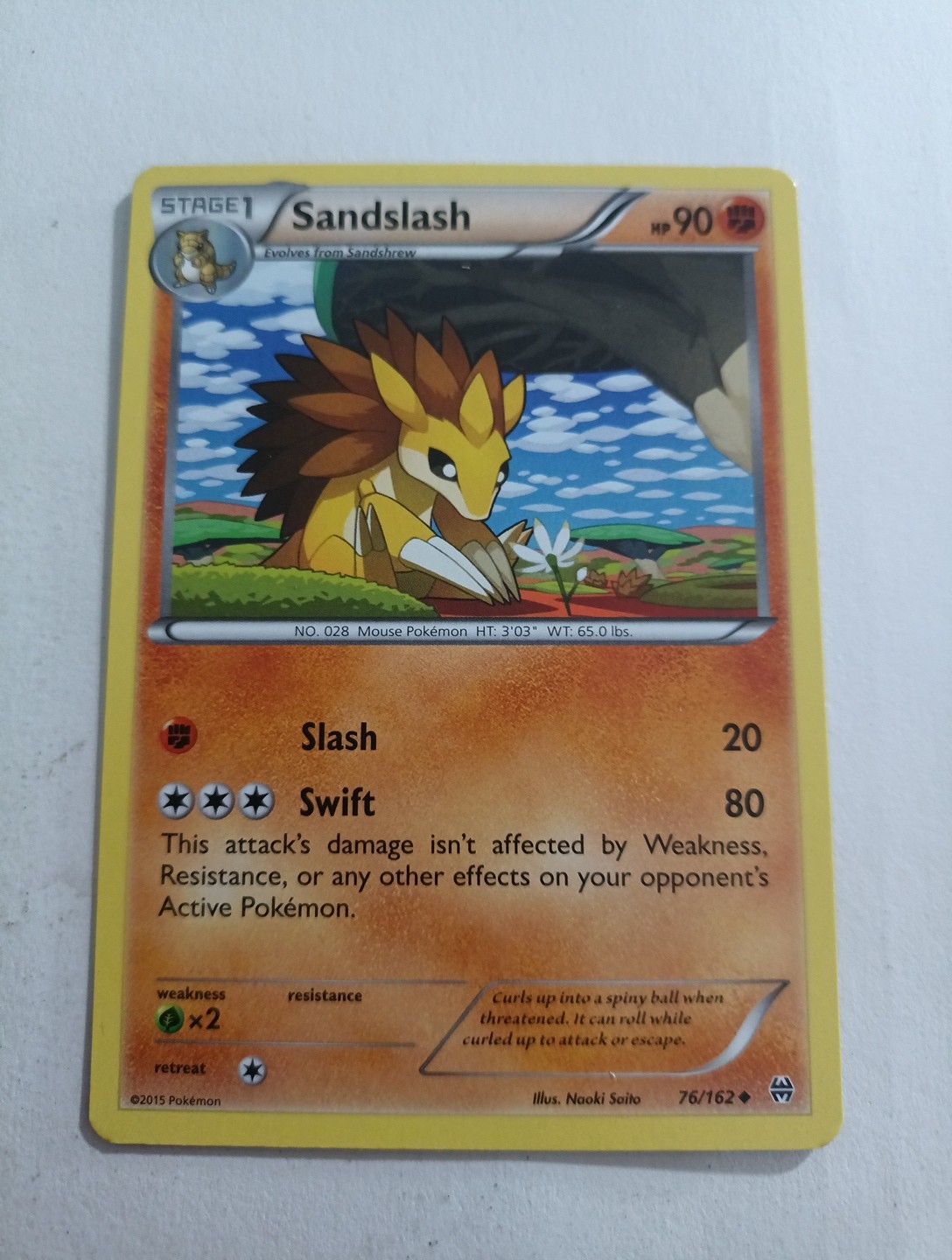 Sandslash 76/162 Breakthrough Regular