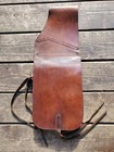 Antique US Cavalry Leather Saddle Bag WWII Horse Western — photo 5