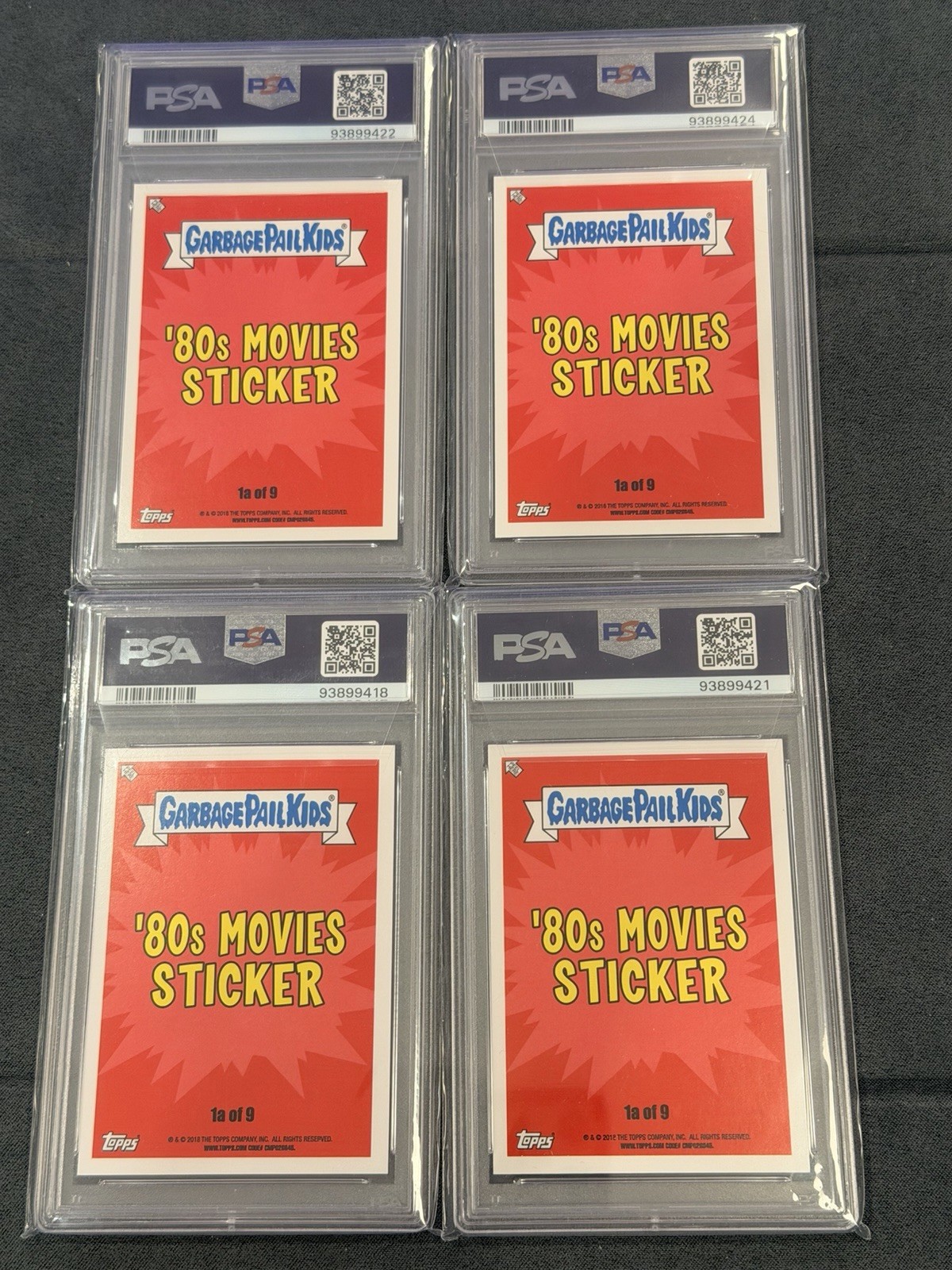 2018 Garbage Pail Kids Batty Manny 1a PSA 10 Mint Batman Topps Quantity Availabl view 5