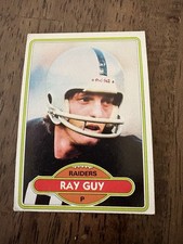 Vintage  1980 Topps - Ray Guy #310 Hall Of Gamer
