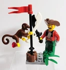 LEGO 4 Juniors Pirates - Harry Hardtack and Monkey (7081-1) Complete - No Box