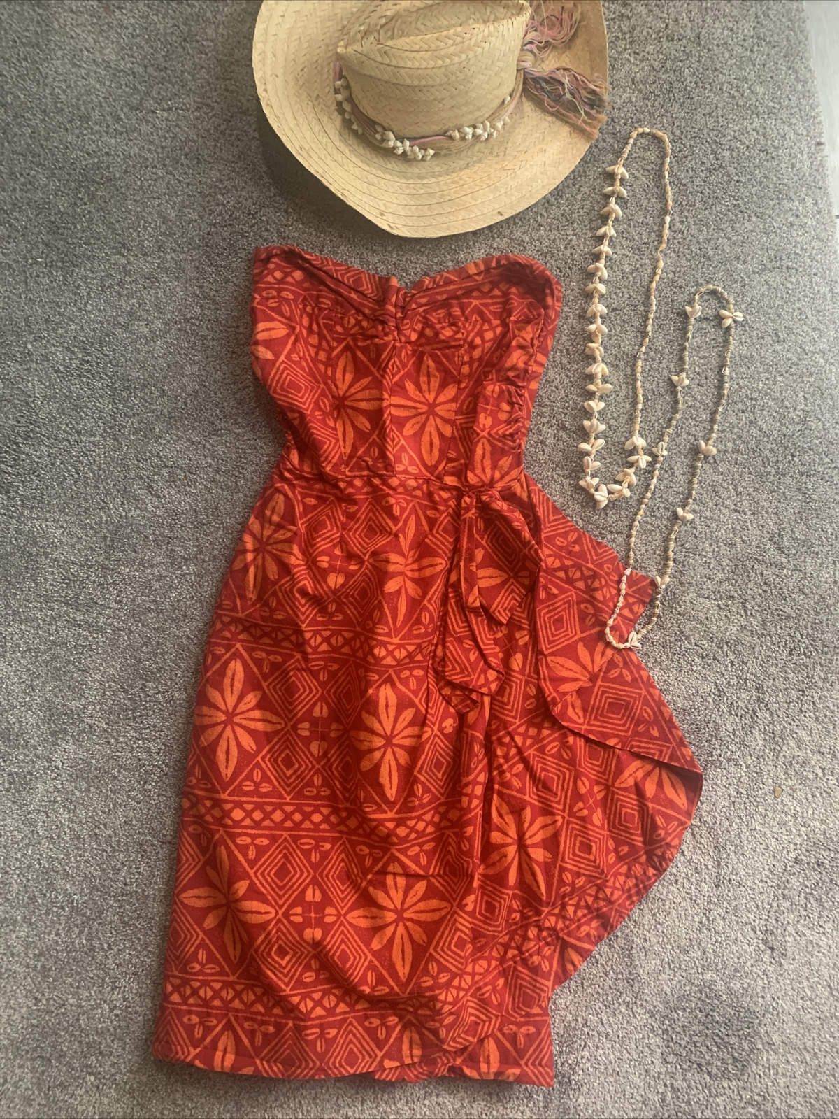 Island Dress Halloween Costume Rust colored With Sunh… Gem