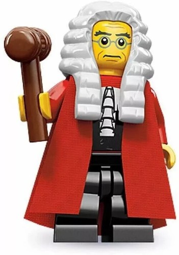 *NOWE* LEGO CMF Minifigurki Seria 9 Sędzia - EMERYTOWANY - 2013