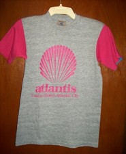 Vintage Gray "ATLANTIS CASINO HOTEL - ATLANTIC CITY" Women's T-Shirt -Size M 