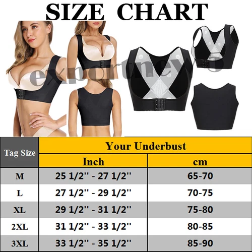 Adjustable Women Back Support Belt Posture Corrector Brace Shoulder Health Care - Picture 12 of 24