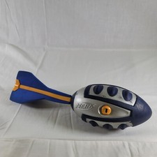 Vintage Retro Nerf Vortex Aero Howler Football Whistle Bar Blue Grey Orange