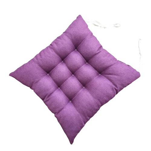 Cojín para silla de asiento interior/exterior 1 pieza con corbata jardín comedor patio oficina - Imagen 38 de 82
