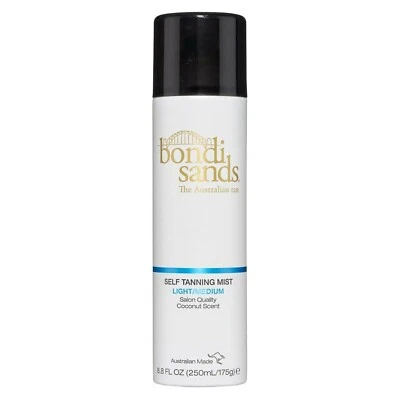 Bondi Sands Self Tanning MIST - LIGHT/MEDIUM - Salon Quality Coconut Scent 250ml