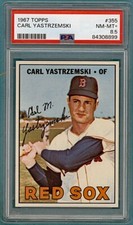 1967 Topps Carl Yastrzemski #355 PSA 8.5! Red Sox! MVP! HOF!