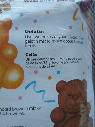 Wilton Teddy Bears Mini Treats Baking Pan New in Package - Picture 6 of 8