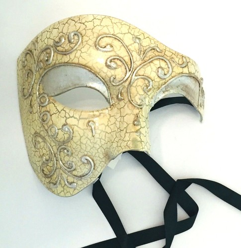 Collectible party mask Masquerade Events Venusian Phantom of the Opera half Mask - Picture 4 of 10