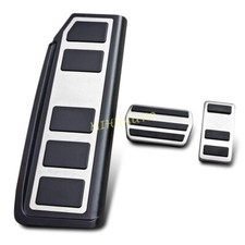 LHD Steel Car Footrest Gas Brake Pedal Covers For Ford Bronco Sport Escape Kuga